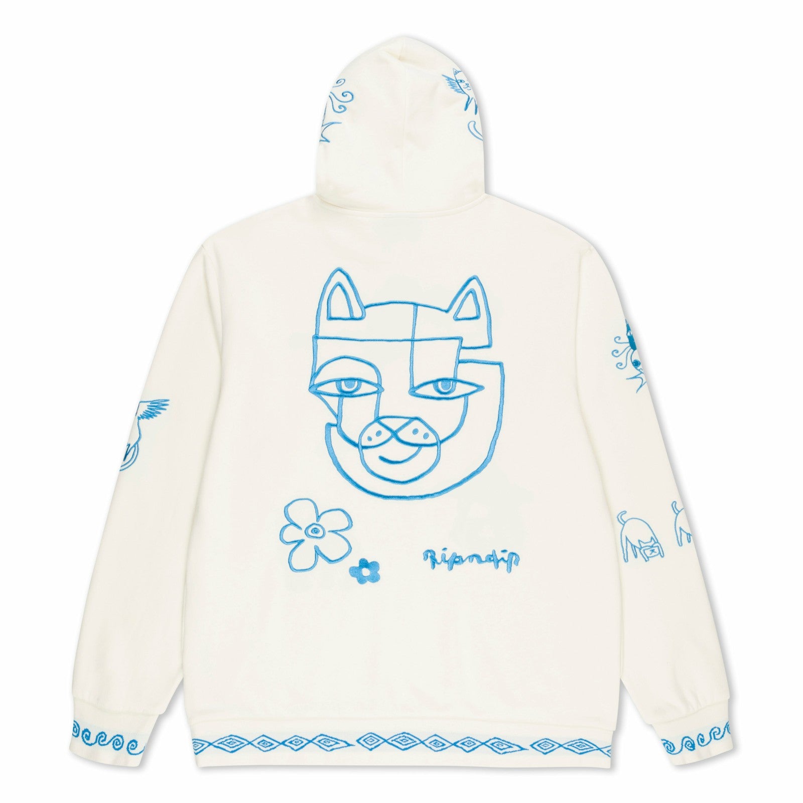 Ripndip Sale | Blonded Hoodie (Off White)