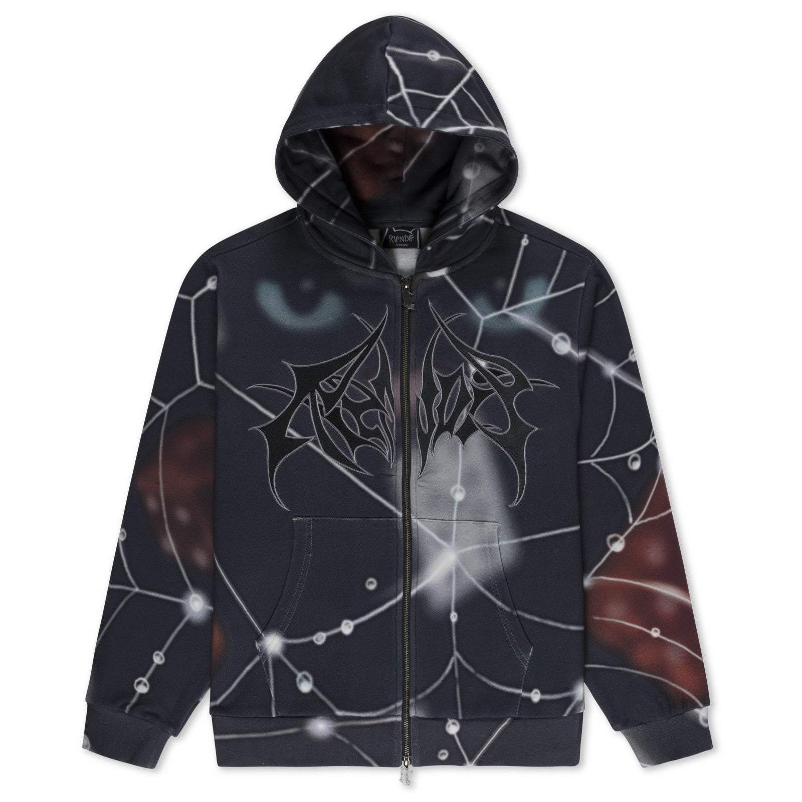 Ripndip Online Shop | Redemption Zip Up Hoodie (Black Multi)