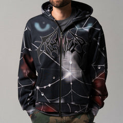 Ripndip Online Shop | Redemption Zip Up Hoodie (Black Multi)