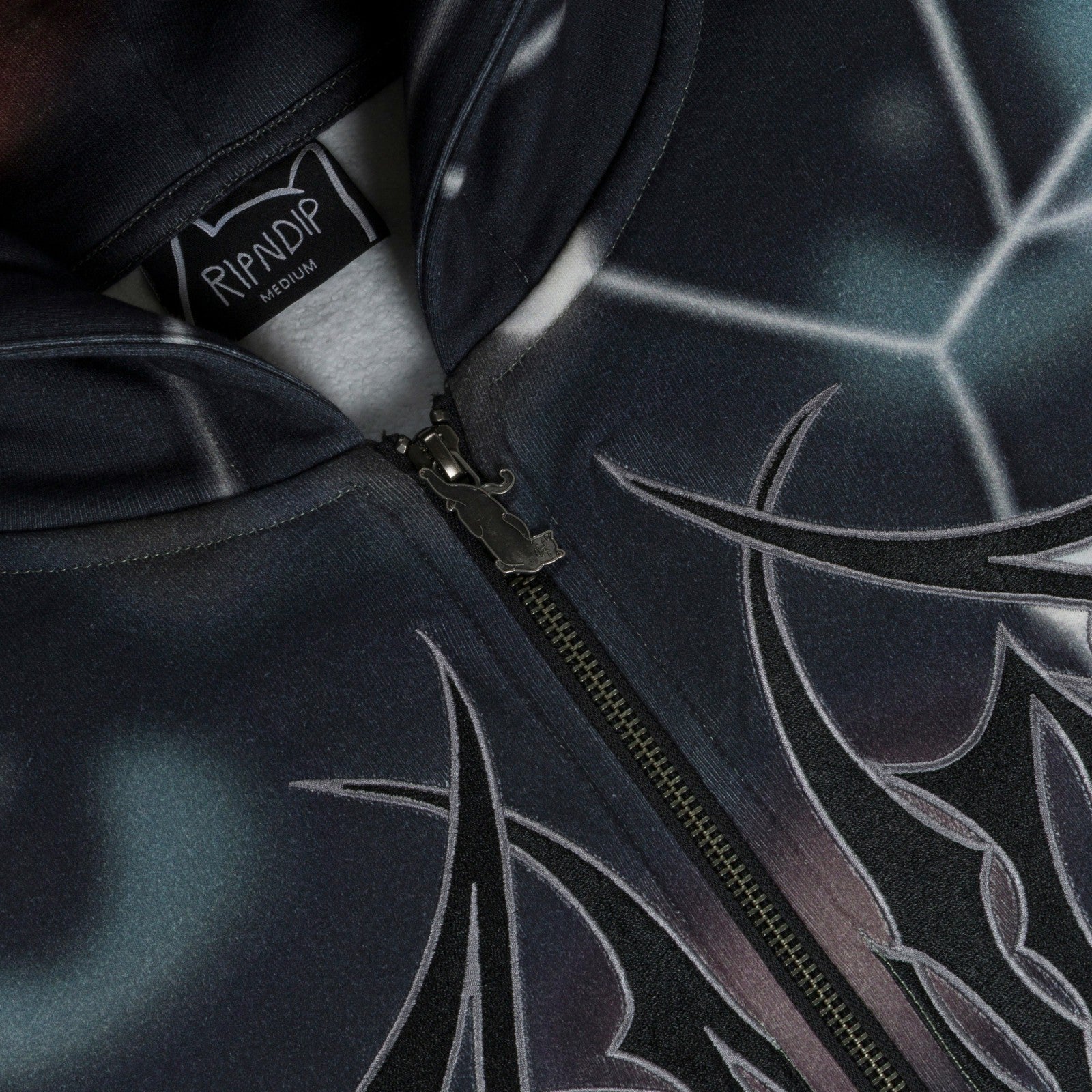 Ripndip Online Shop | Redemption Zip Up Hoodie (Black Multi)