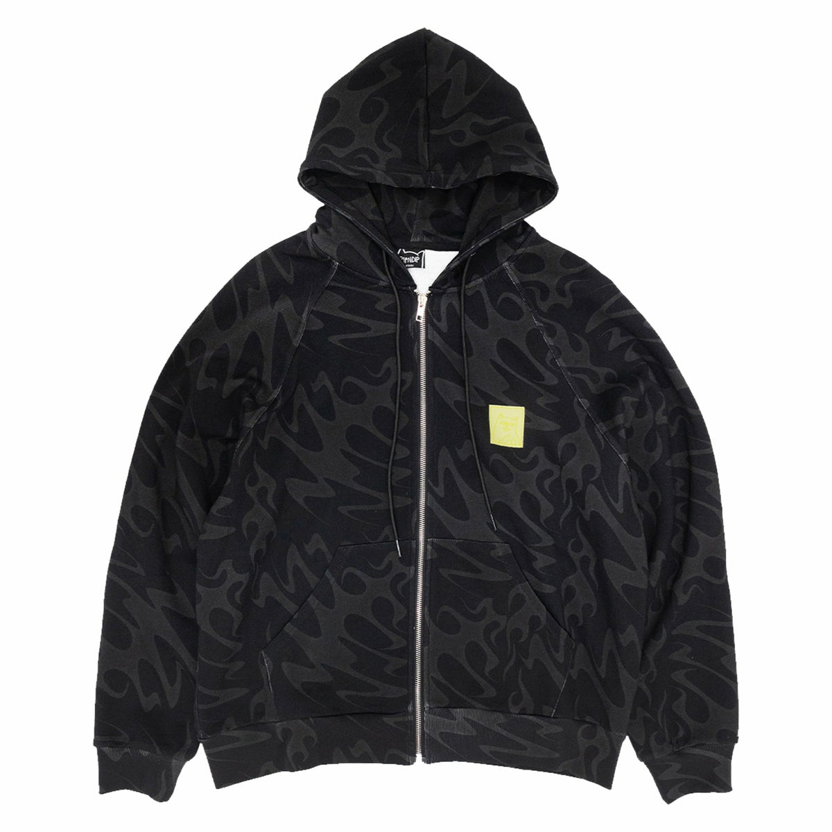 Ripndip Online | Lakai X Ripndip Flame Zip Up Hoodie (Dark Gray)