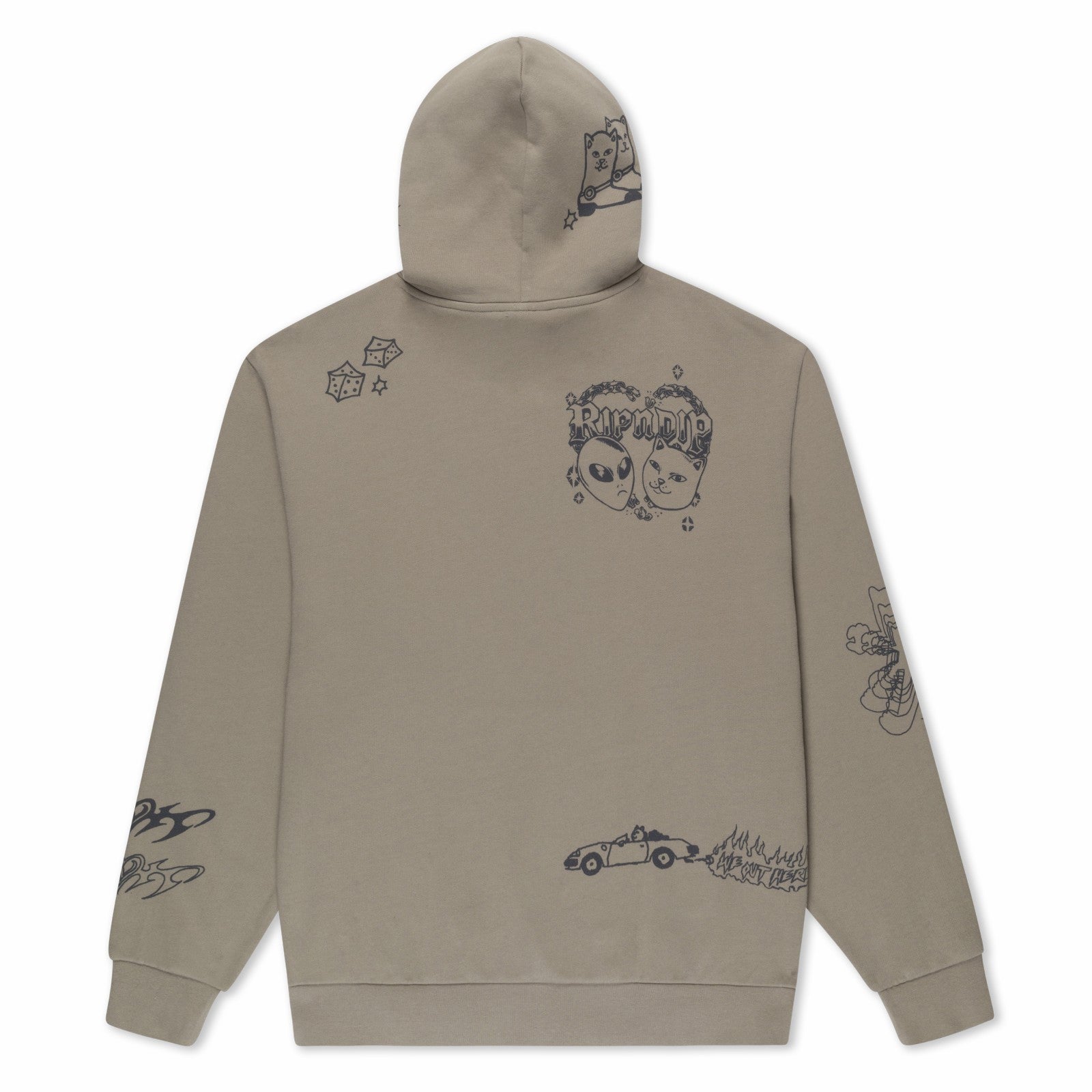 Ripndip Sale | Westside Hoodie (Dark Sand)