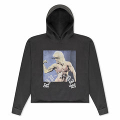 Ripndip New | Protein Boxy Cropped 500GSM Hoodie (Gunmetal)