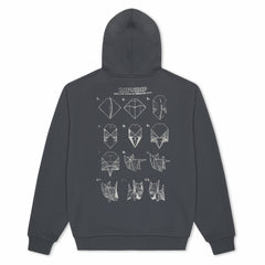 Ripndip Outlets | Origami Hoodie (Charcoal)