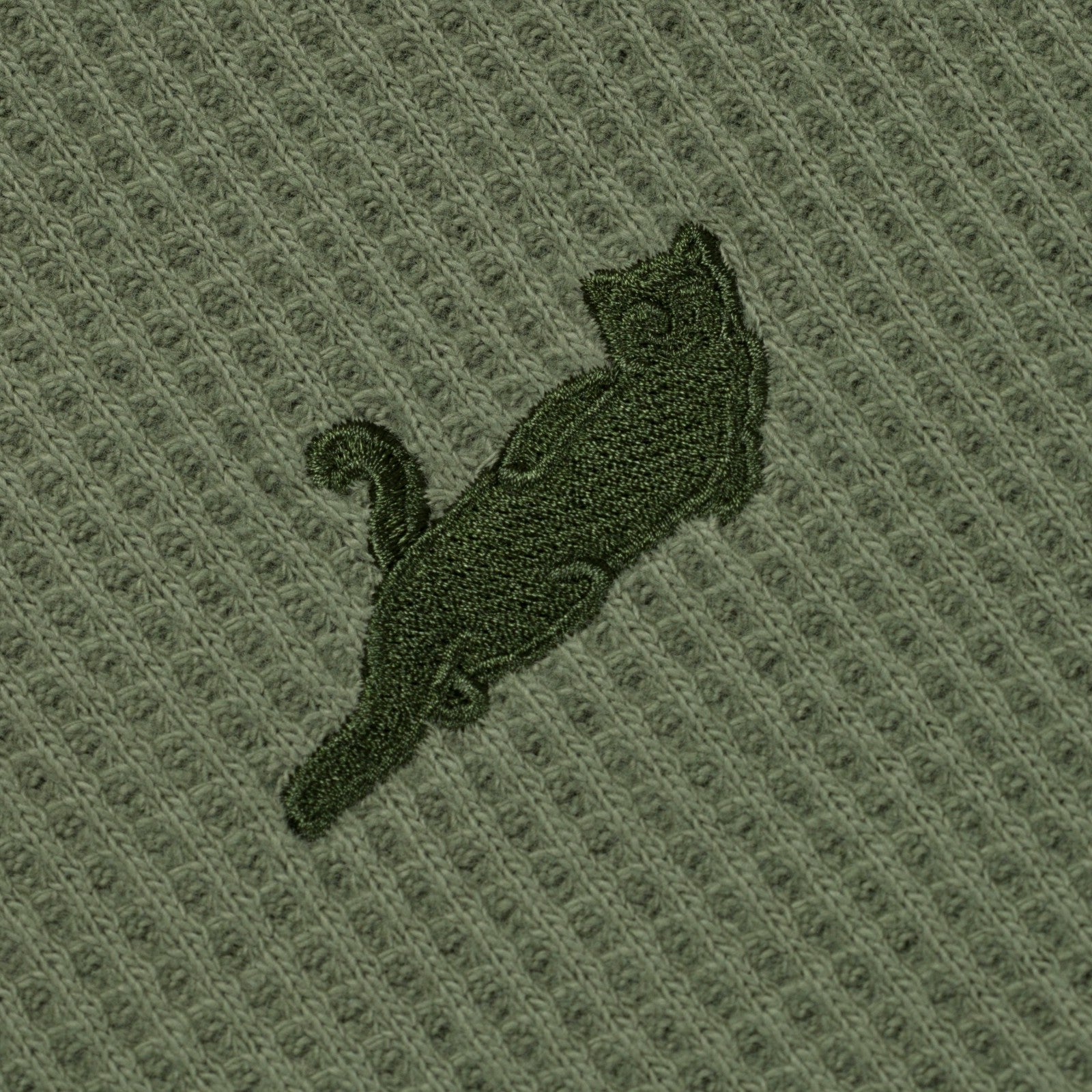 Ripndip For Sale | Castanza Waffle Knit Zip Up Hoodie (Olive)