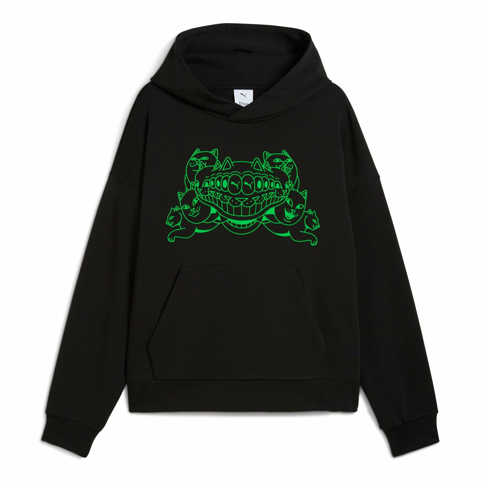 Ripndip Outlets | PUMA X RIPNDIP Boxy Graphic Hoodie (Puma Black)
