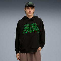 Ripndip Outlets | PUMA X RIPNDIP Boxy Graphic Hoodie (Puma Black)