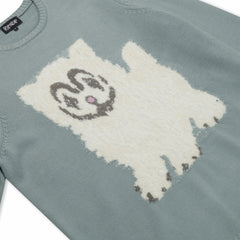 Ripndip For Sale | Pet Me Im Cute Knit Sweater (Heather Sage Grey)