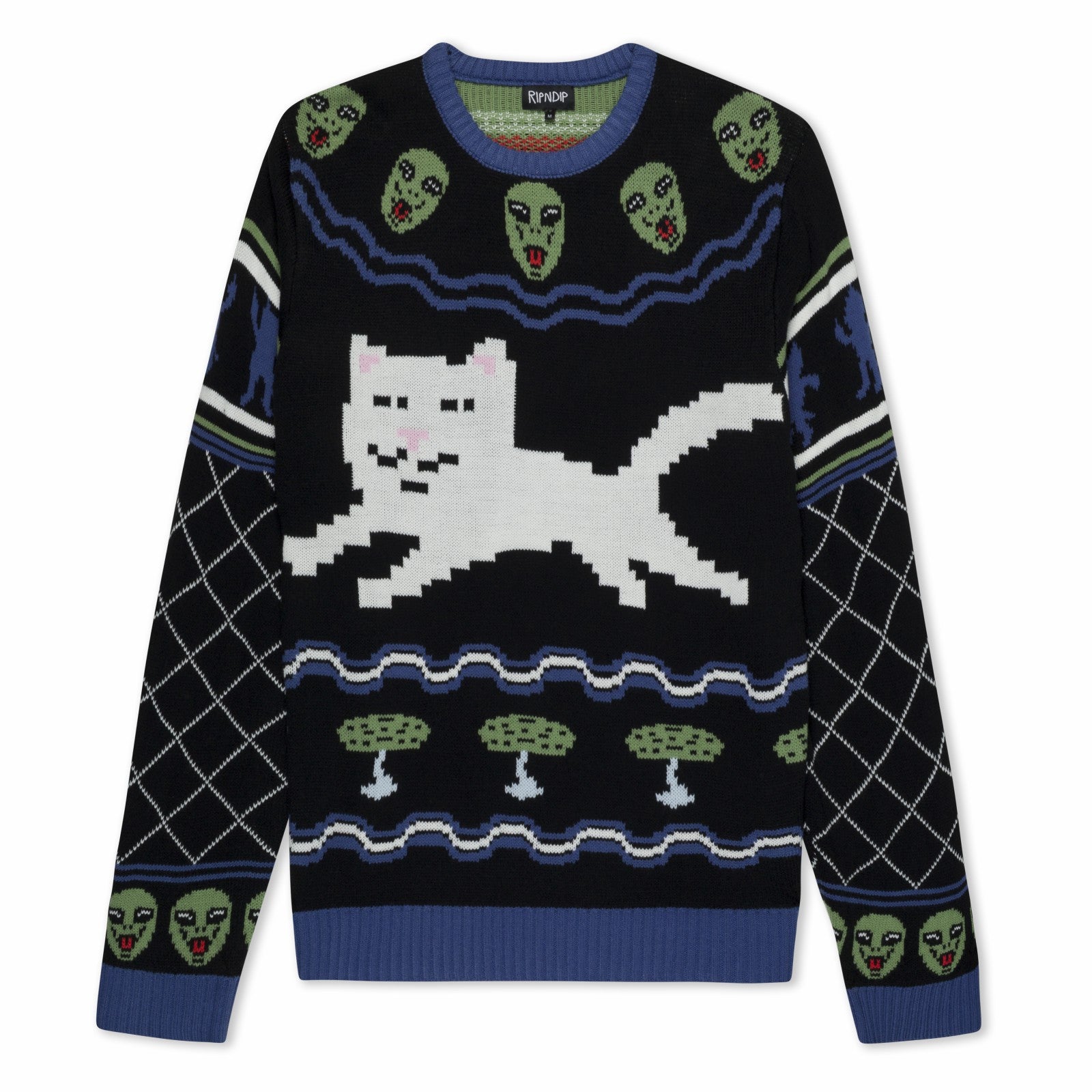 Ripndip Discount | Out Of This World Knit Sweater (Black)