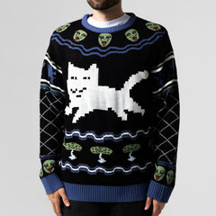 Ripndip Discount | Out Of This World Knit Sweater (Black)