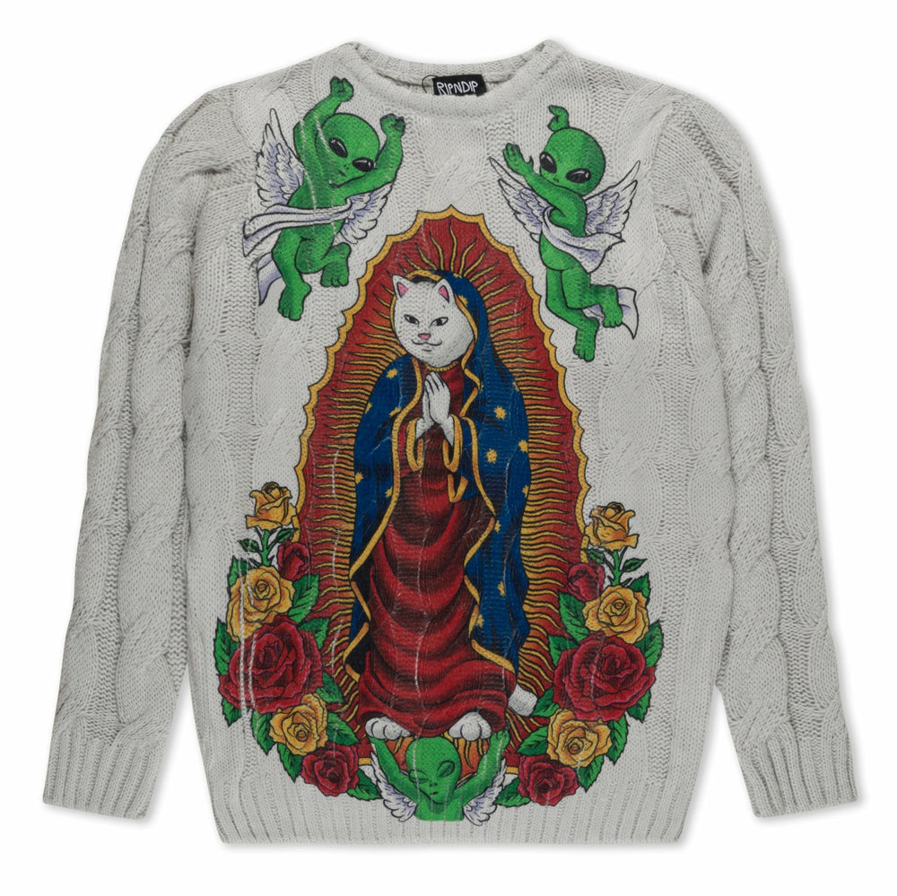 Ripndip New | Mother Nerm Knit Sweater (Grey)