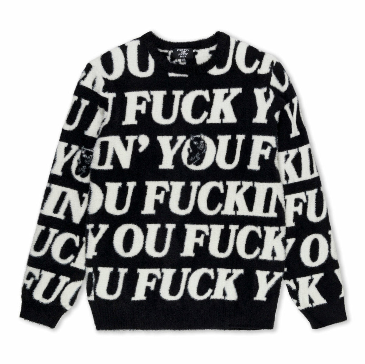 Ripndip Online | Fuckin Fuck Mohair Sweater (Black)