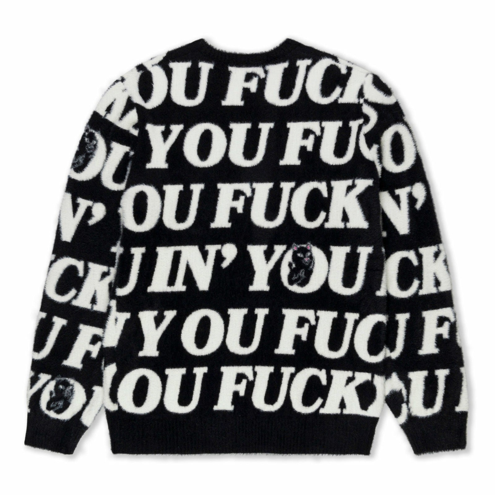 Ripndip Online | Fuckin Fuck Mohair Sweater (Black)
