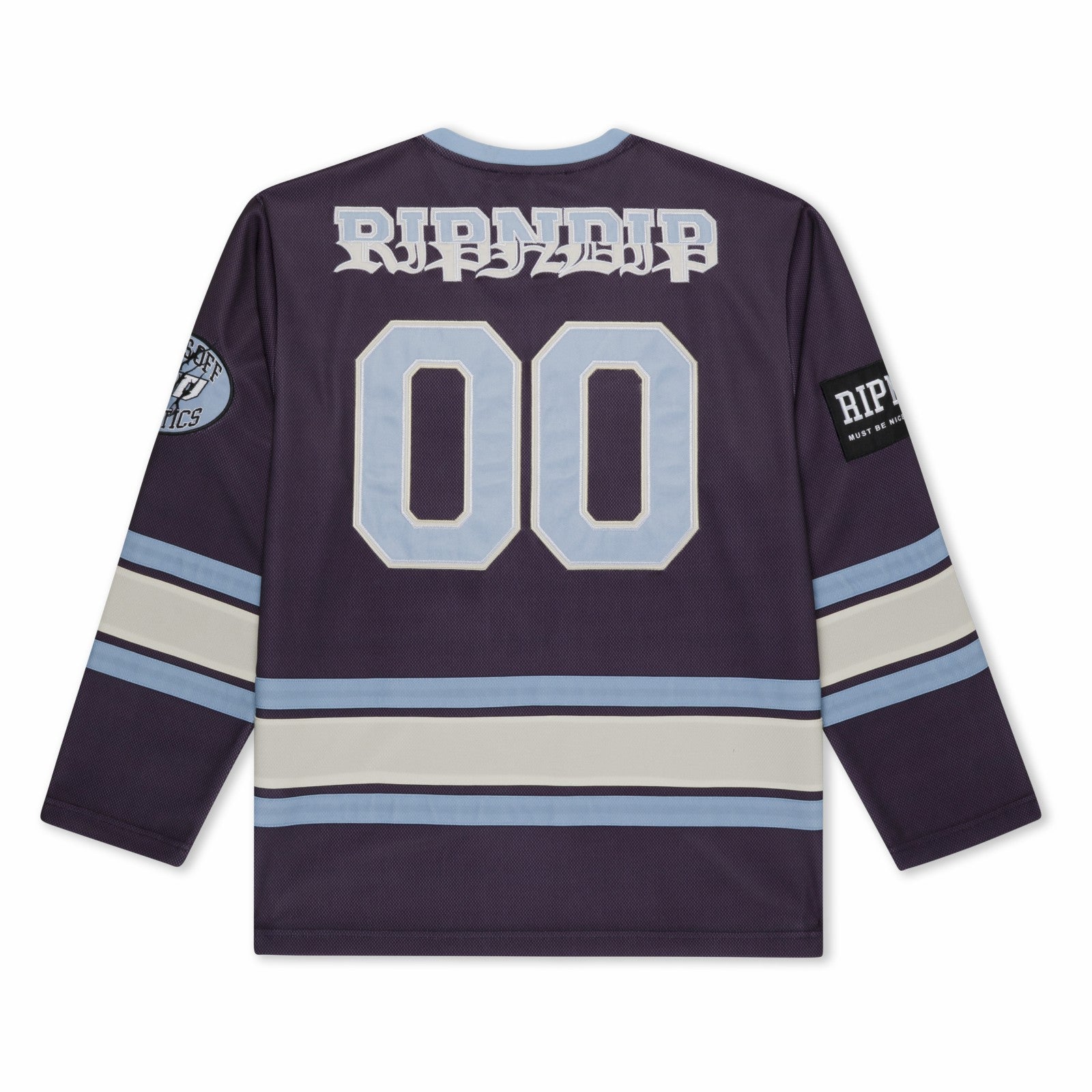 Ripndip Sale | No Days Off Hockey Jersey (Plum)