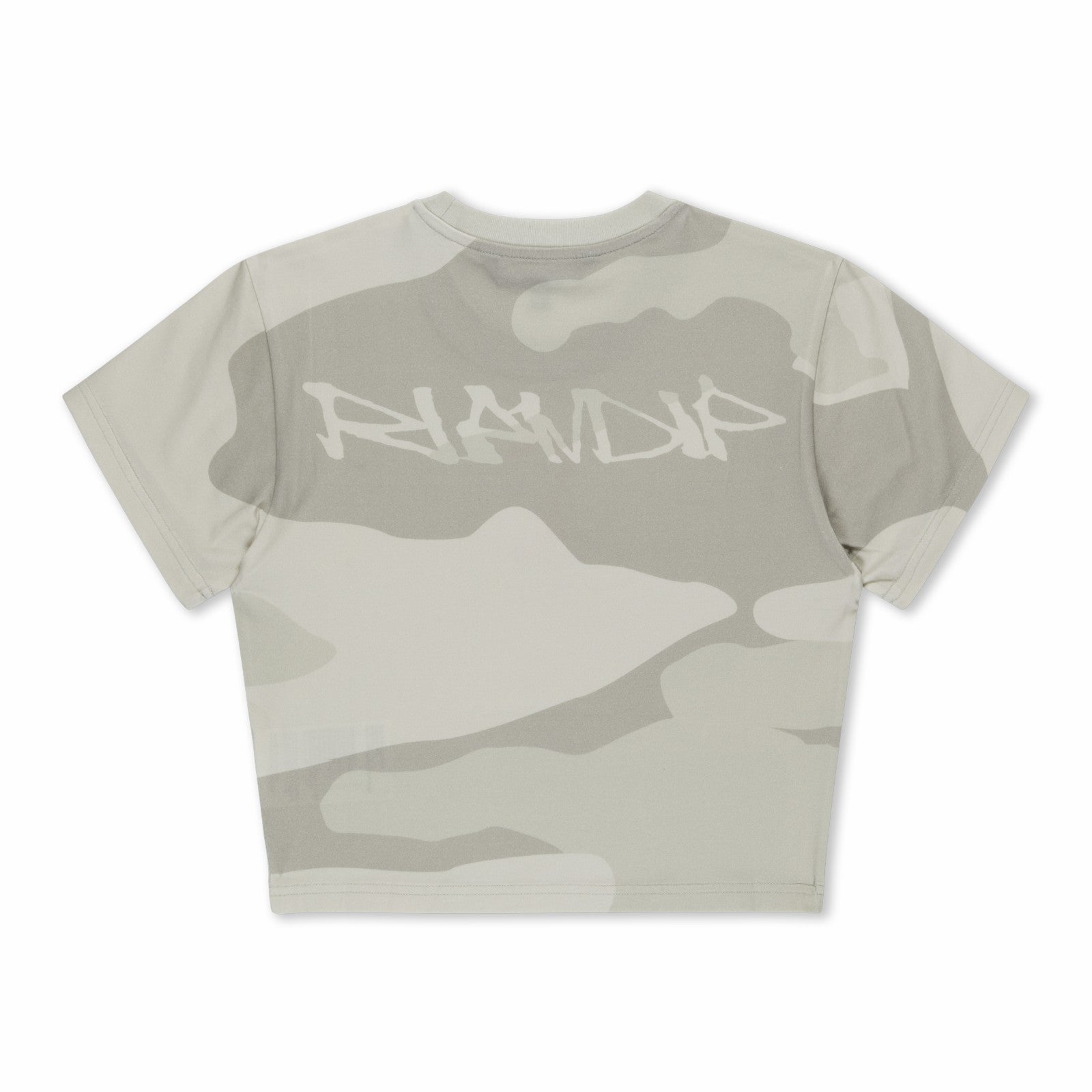 Ripndip For Sale | Devil Alien Cropped Baby Tee (Bone Graffiti Camo)