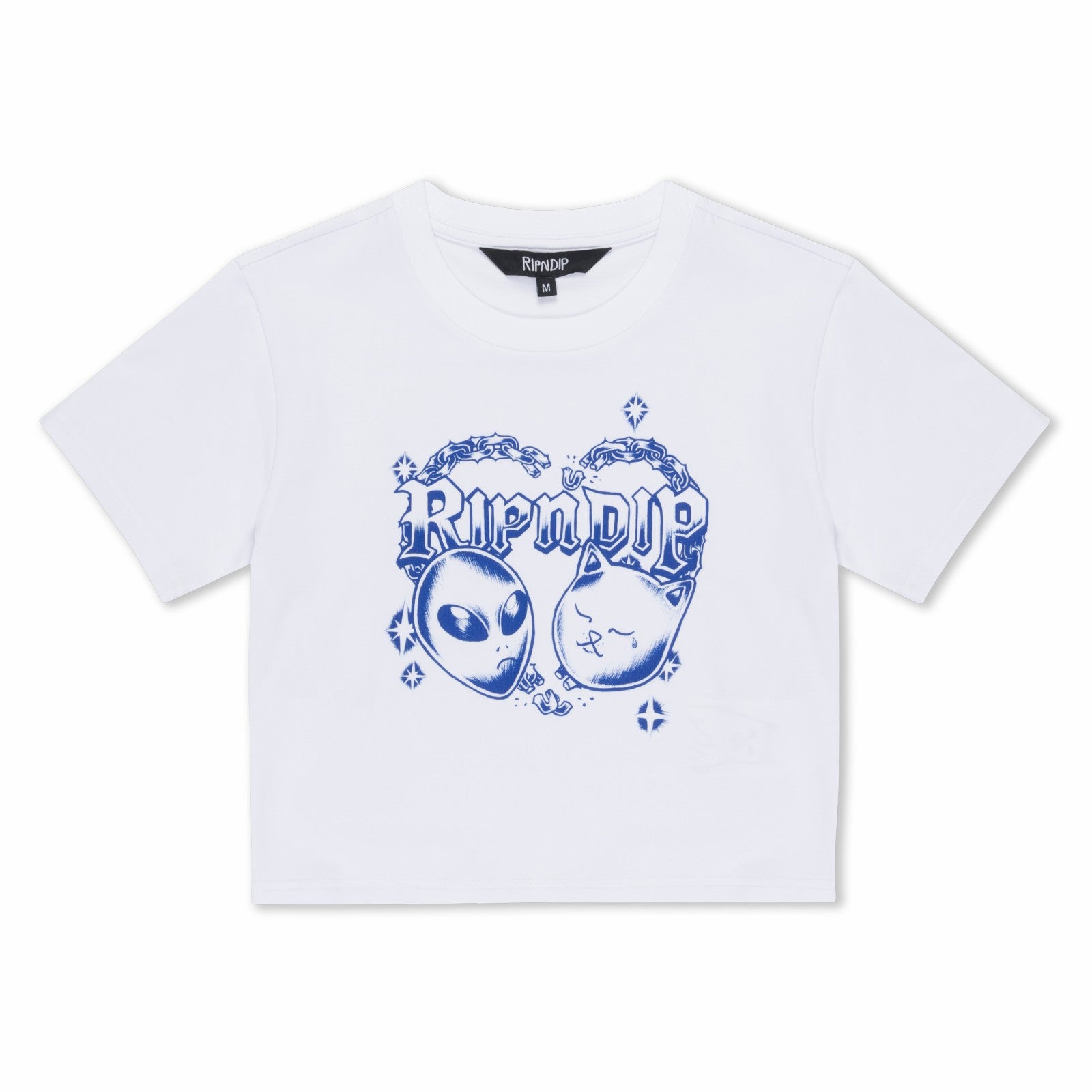 Ripndip Online Shop | Kali Cropped Baby Tee (White)