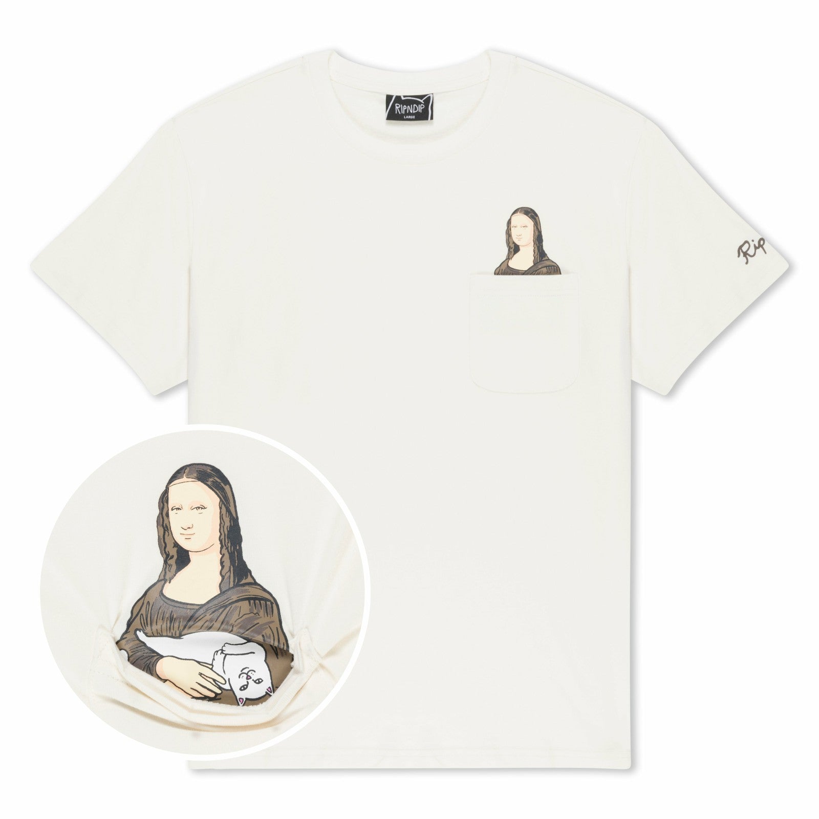 Ripndip New | Nermalisa Pocket Tee (Bone)