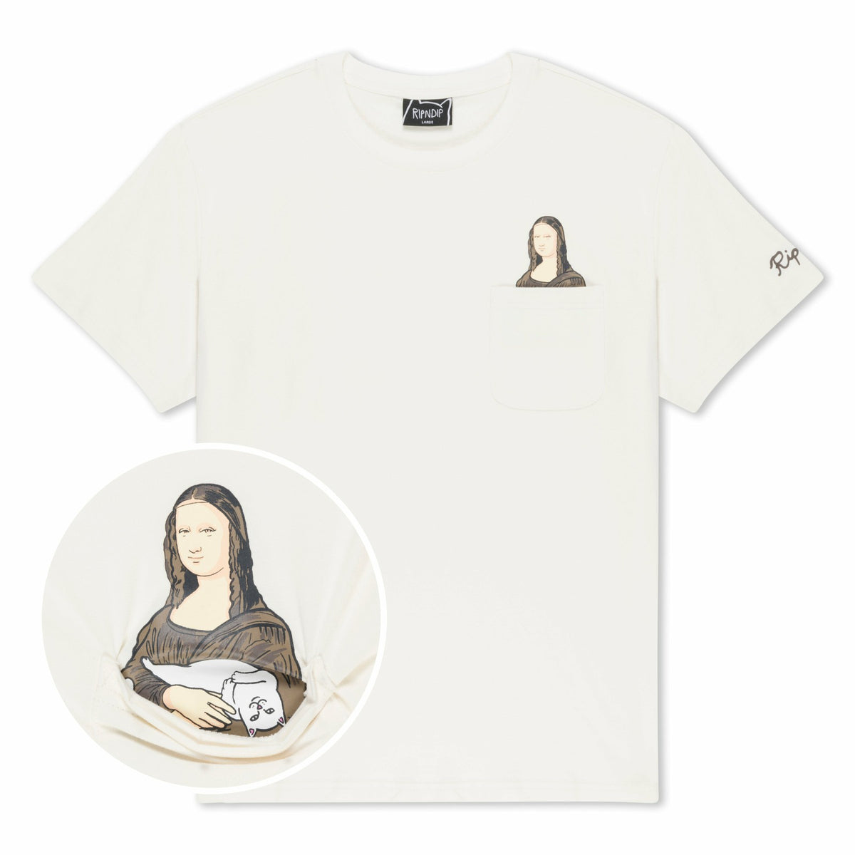 Ripndip New | Nermalisa Pocket Tee (Bone)