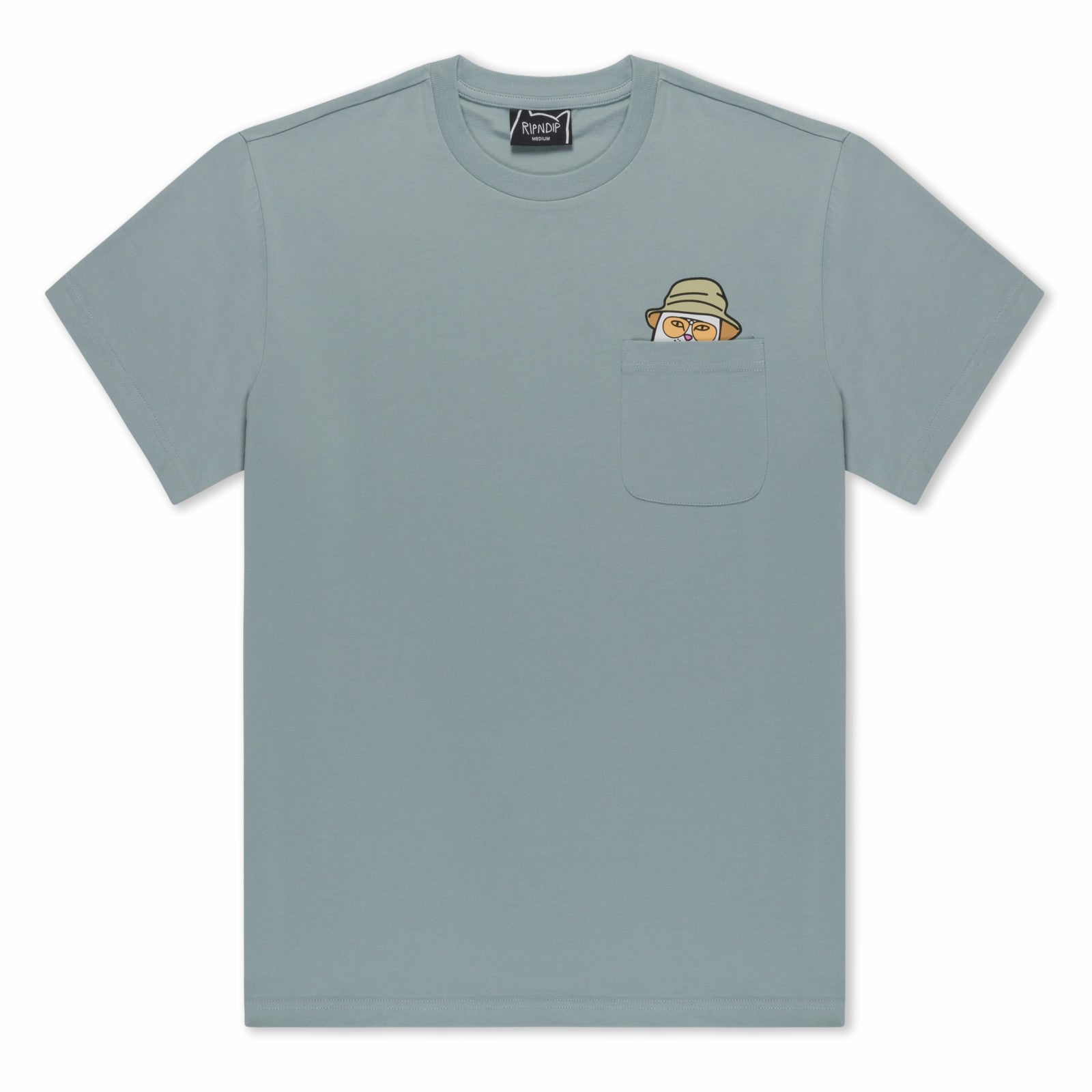Ripndip Discount | Nermal S Thompson Pocket Tee (Silver Blue)