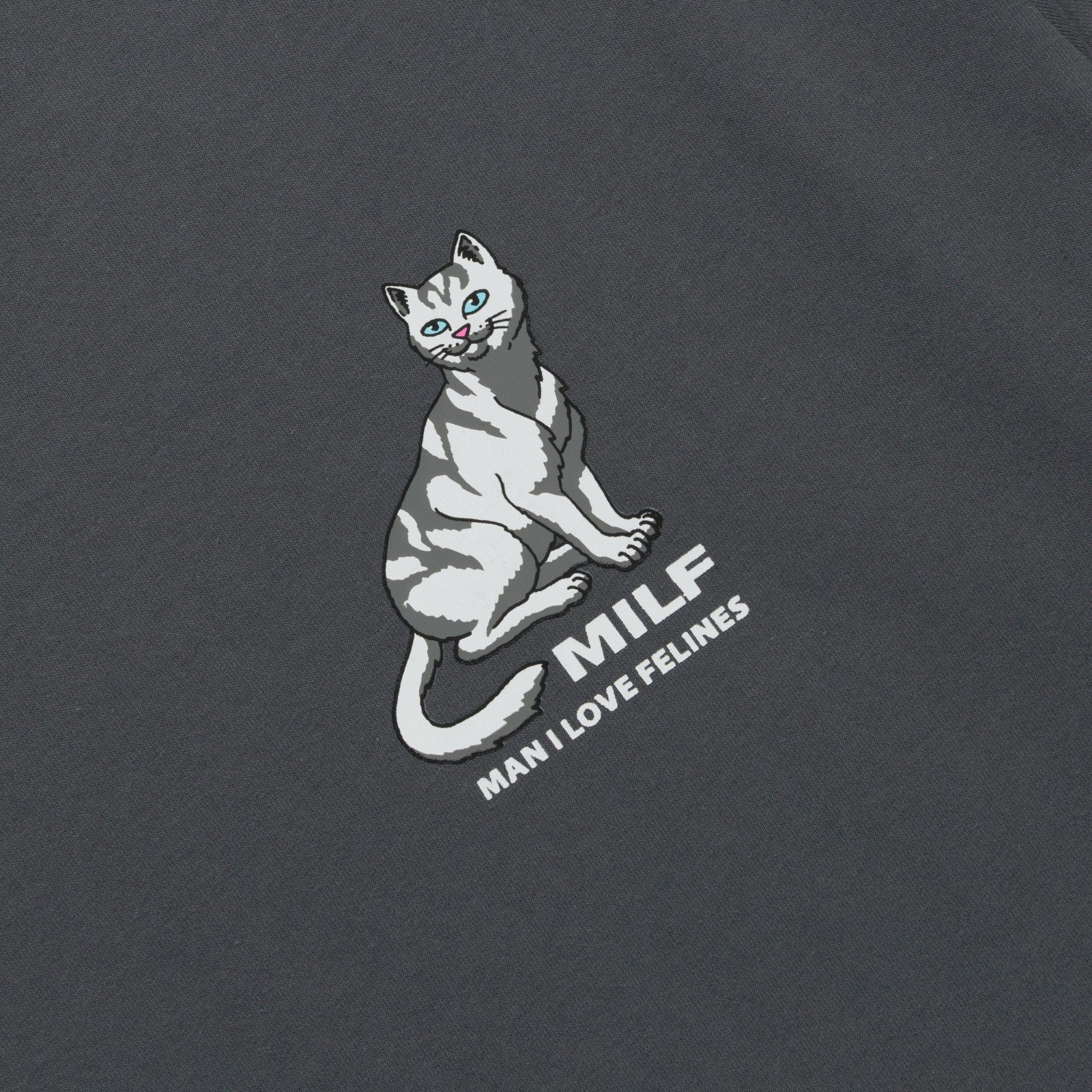 Ripndip Sale | Man I Love Felines Tee (Charcoal)