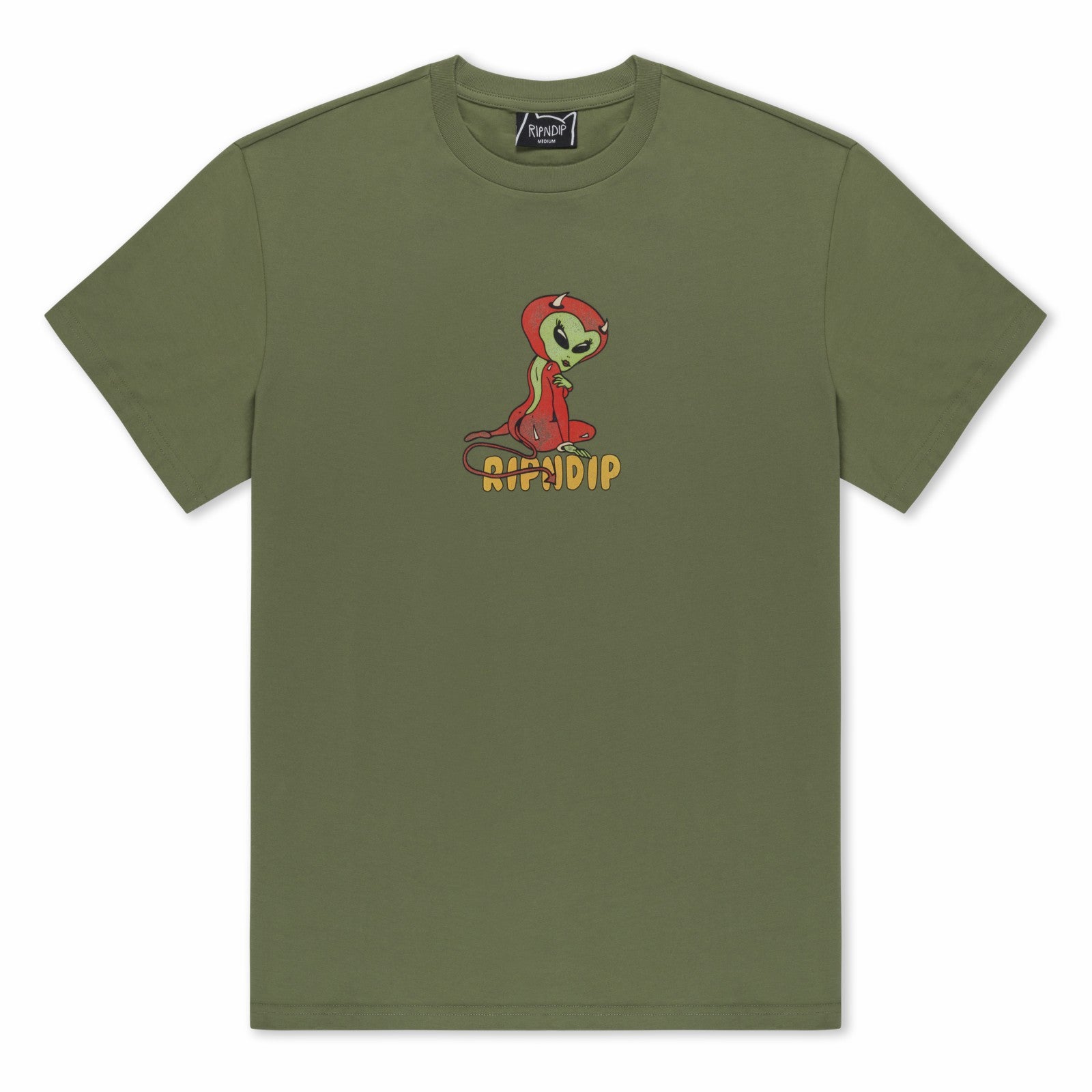 Ripndip For Sale | Devil Alien Tee (Dusty Forest)