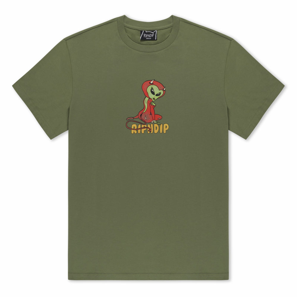 Ripndip For Sale | Devil Alien Tee (Dusty Forest)