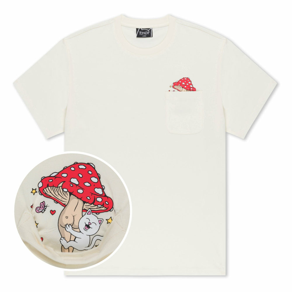 Ripndip New | Funny Fungus Pocket Tee (Bone)