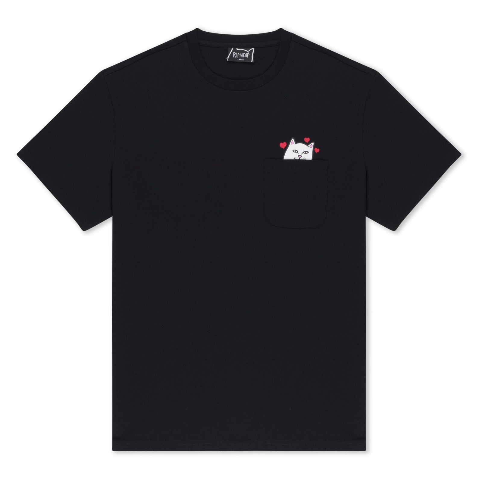 Ripndip Online | Nermal Loves Pocket Tee (Black)