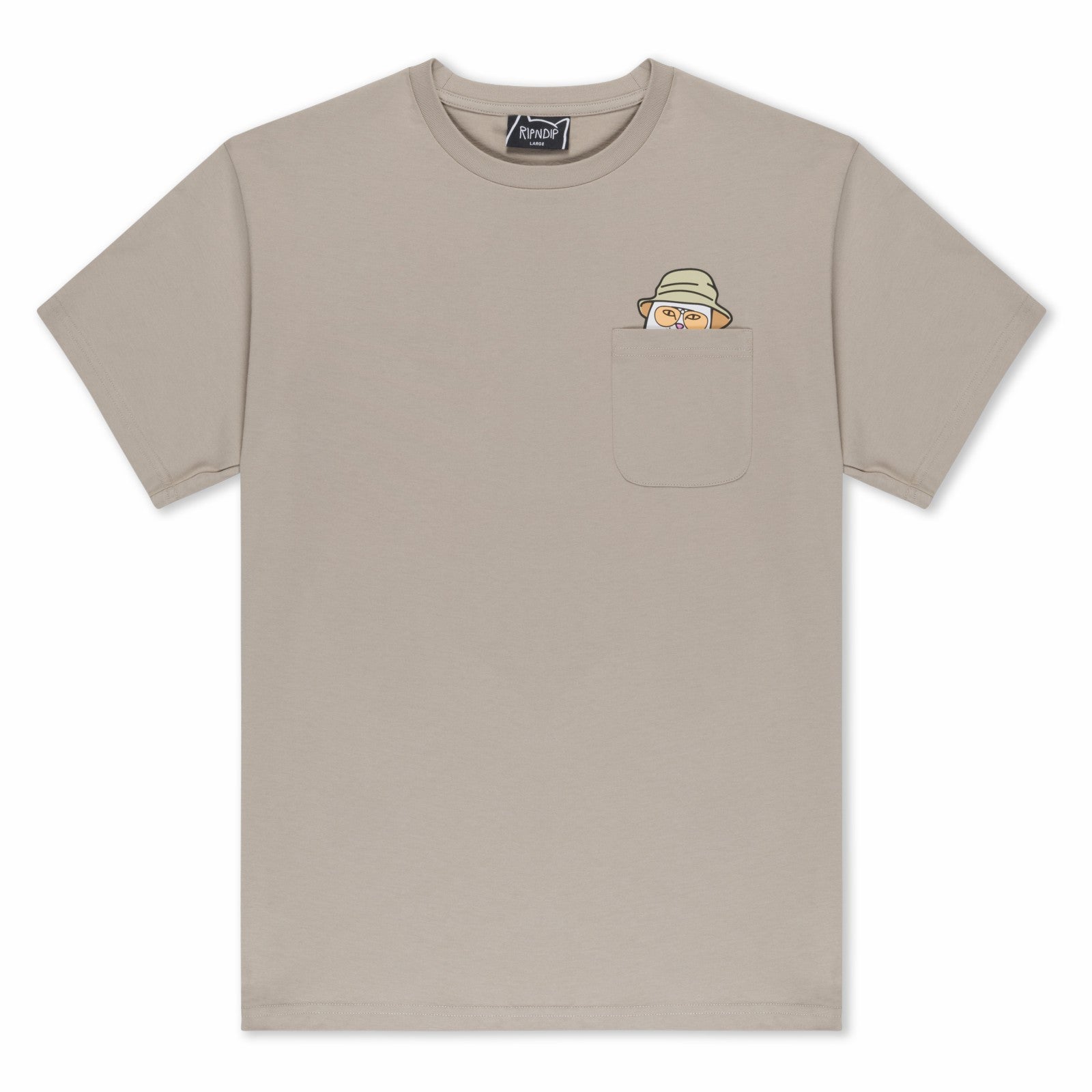 Ripndip Discount | Nermal S Thompson Pocket Tee (Tan)