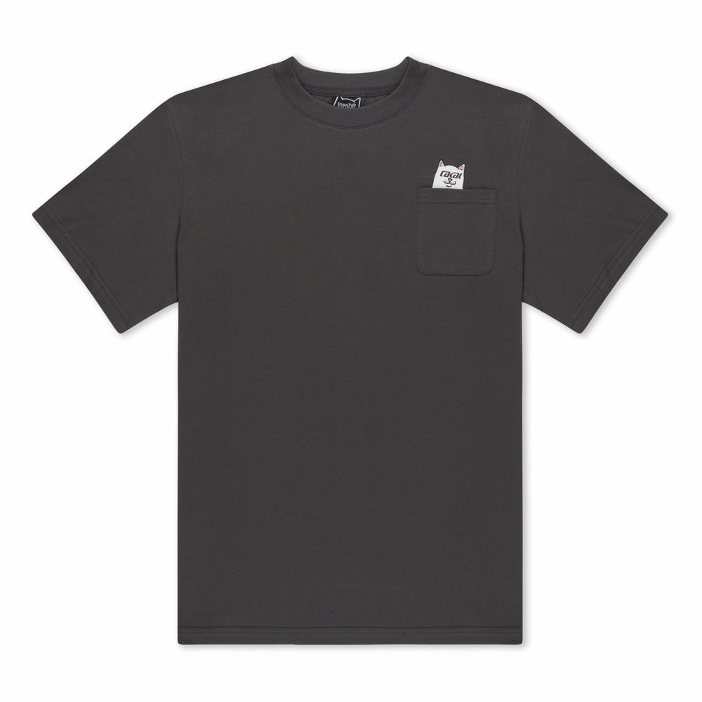 Ripndip Sale | Lakai + Ripndip Lord Nermal Pocket Tee (Dark Gray)