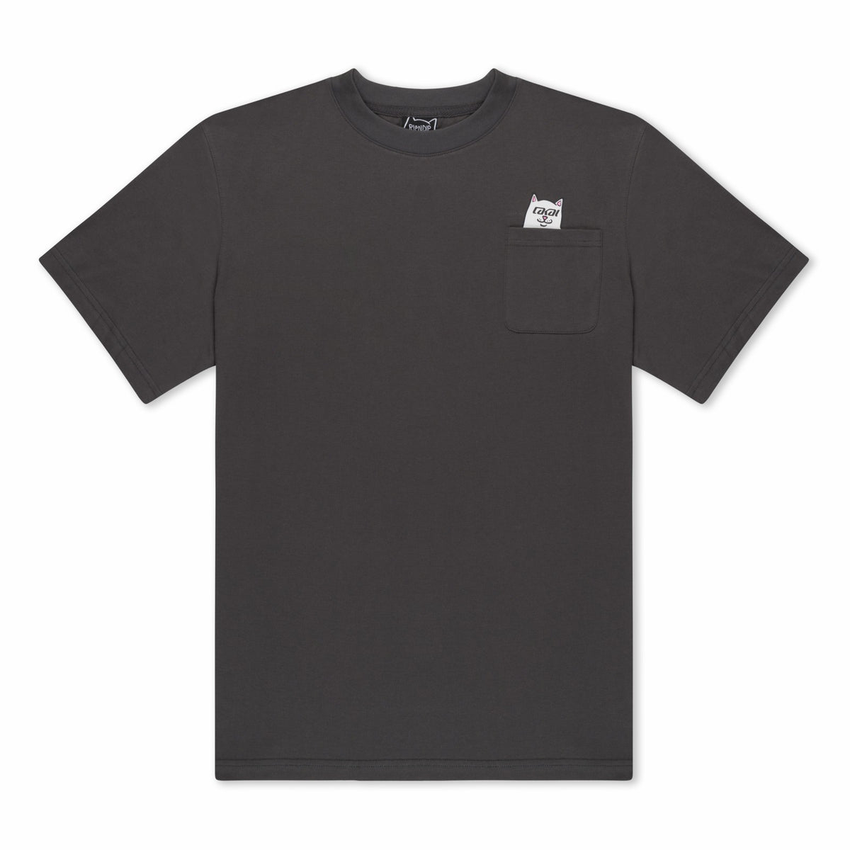 Ripndip Sale | Lakai + Ripndip Lord Nermal Pocket Tee (Dark Gray)