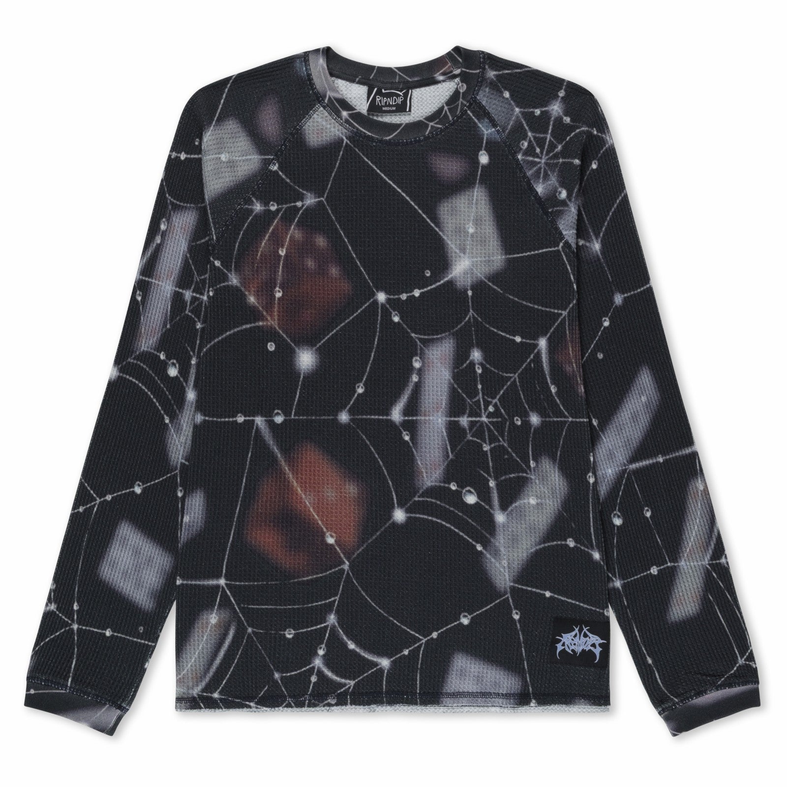 Ripndip Online | Redemption Waffle Knit Long Sleeve (Black)