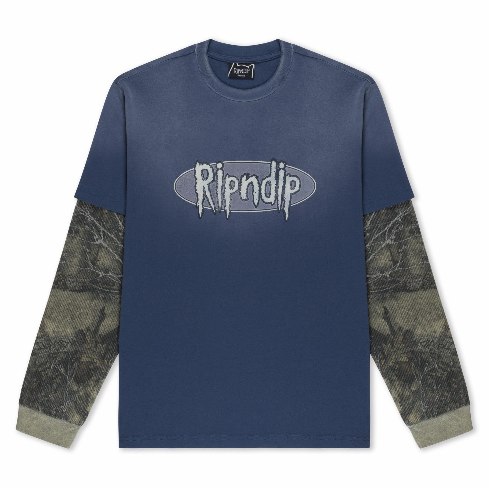 Ripndip Discount | Sic Double Long Sleeve (Slate / Camo)