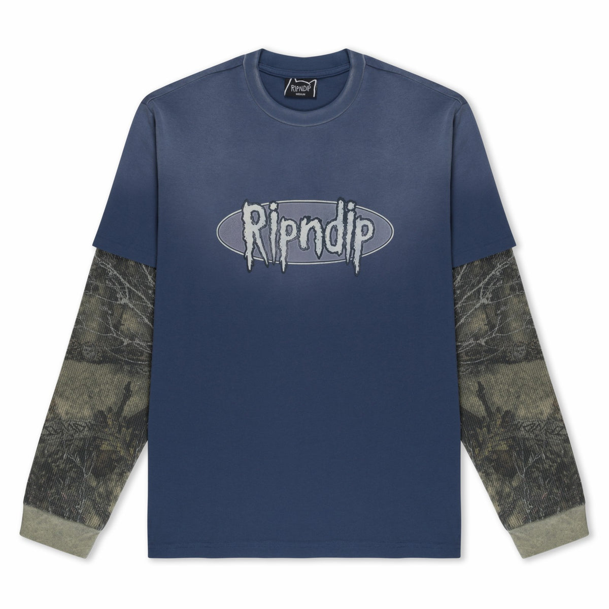 Ripndip Discount | Sic Double Long Sleeve (Slate / Camo)