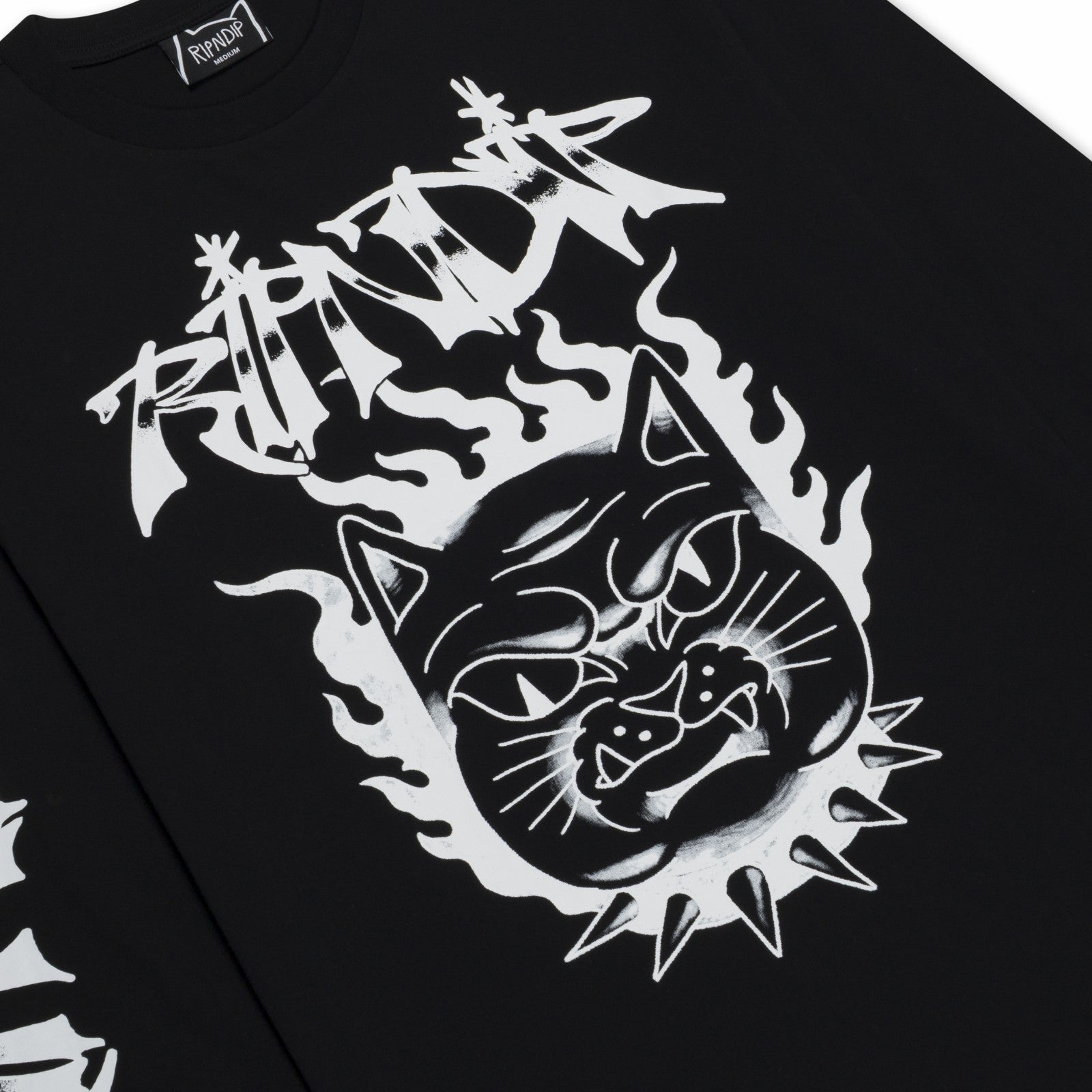 Ripndip Discount | The Happiest Cat LS (Black)