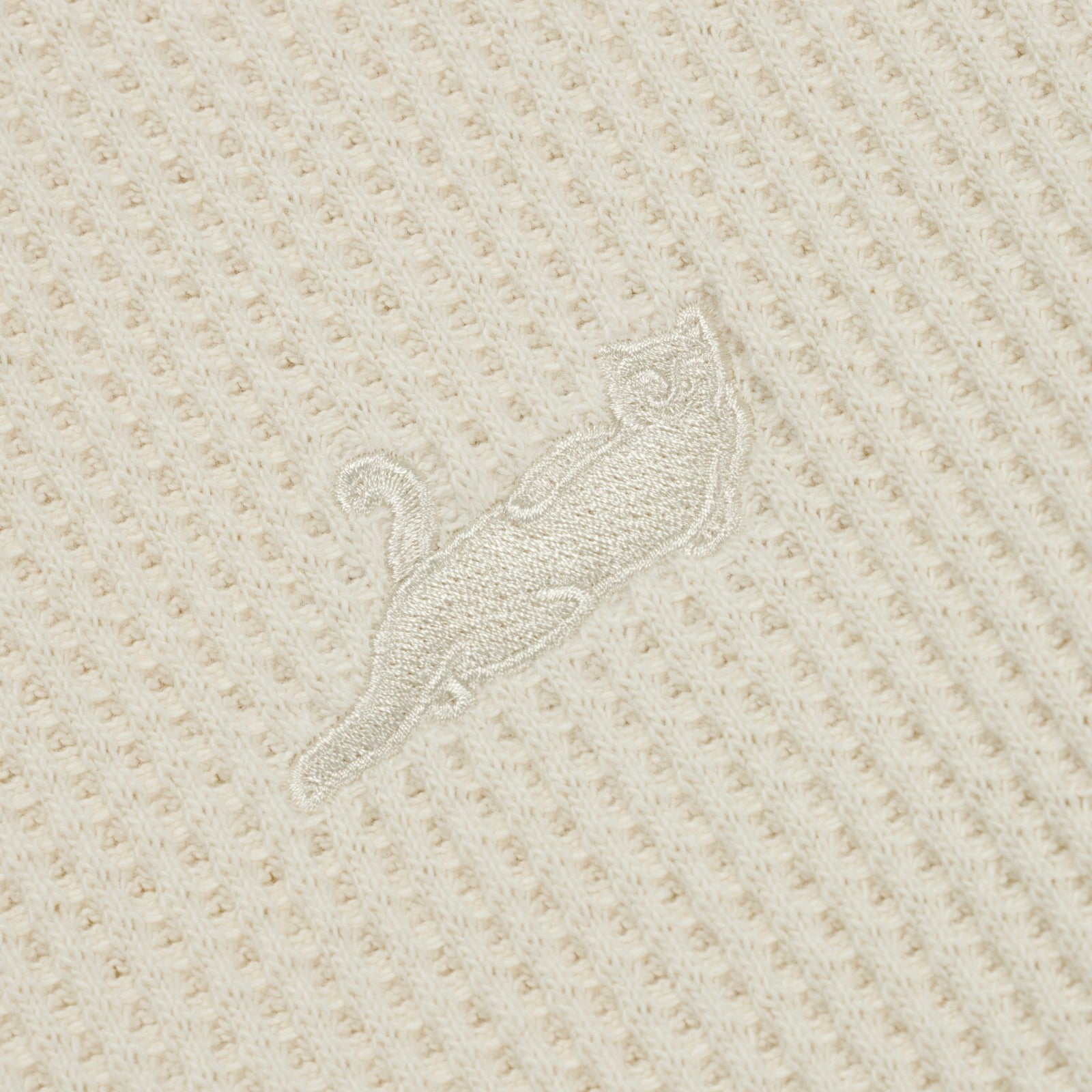 Ripndip Outlets | Castanza Waffle Knit Long Sleeve (Off-White)