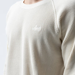 Ripndip Outlets | Castanza Waffle Knit Long Sleeve (Off-White)