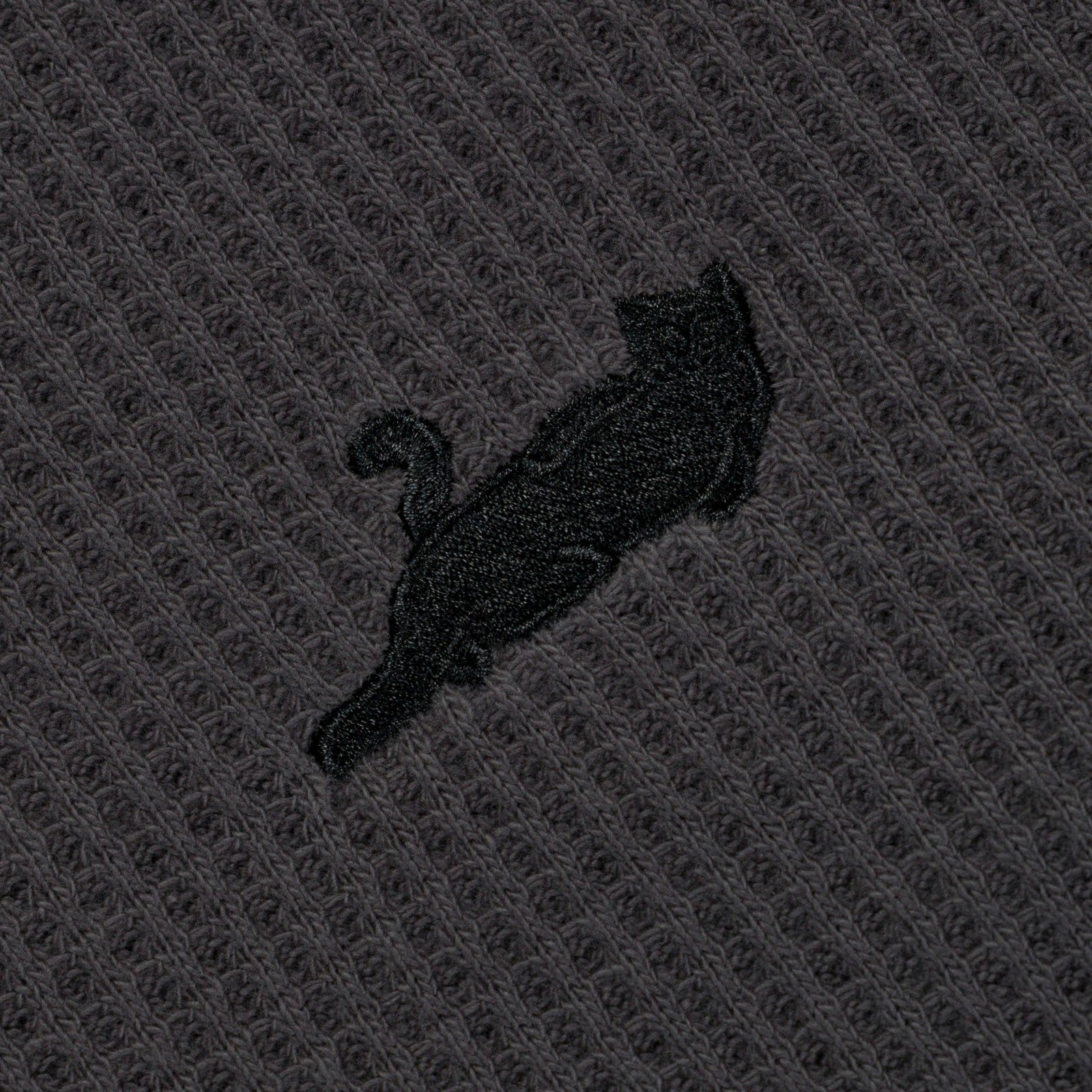 Ripndip Sale | Castanza Waffle Knit Long Sleeve (Charcoal)