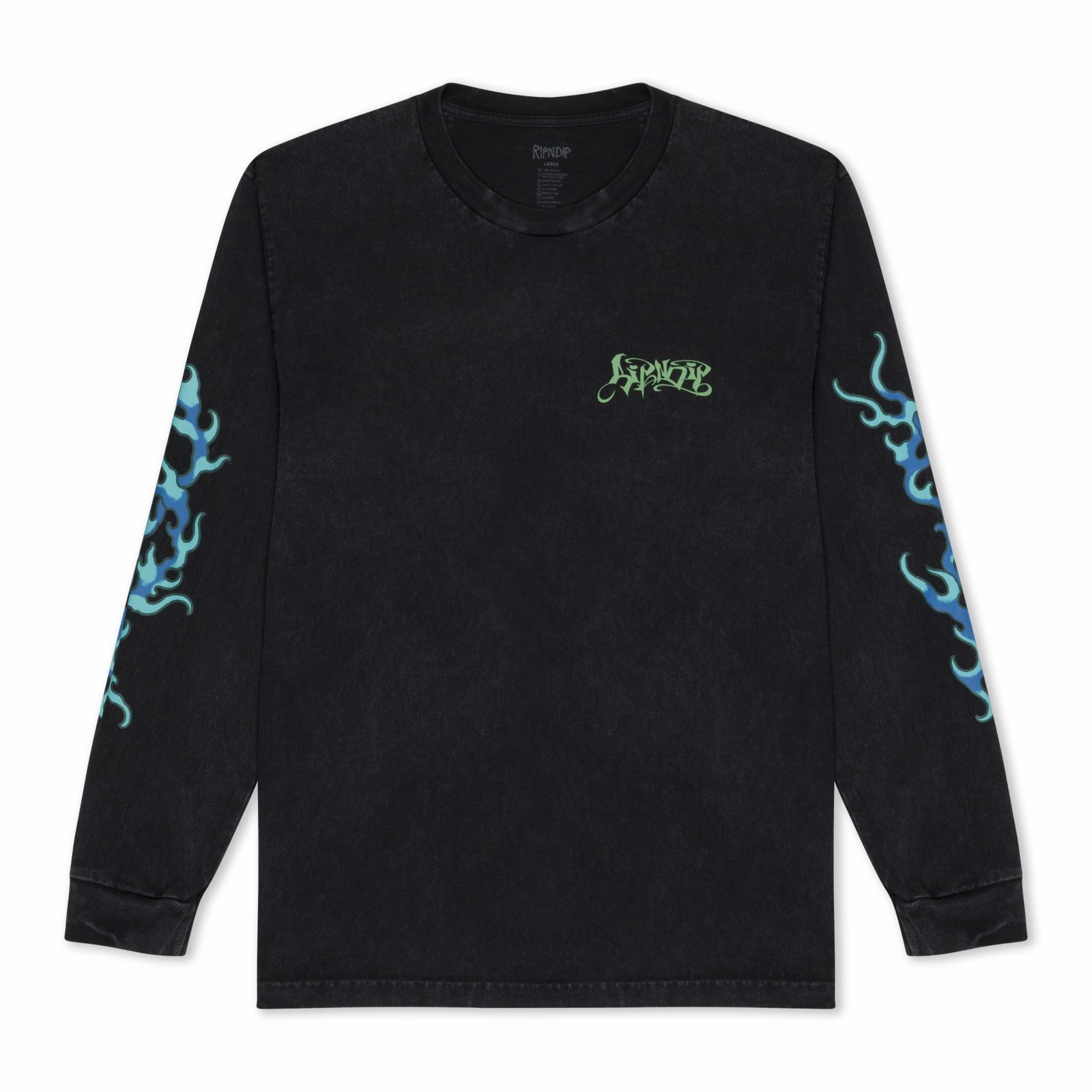 Ripndip Online Shop | Squabble Up Long Sleeve (Black Wash)