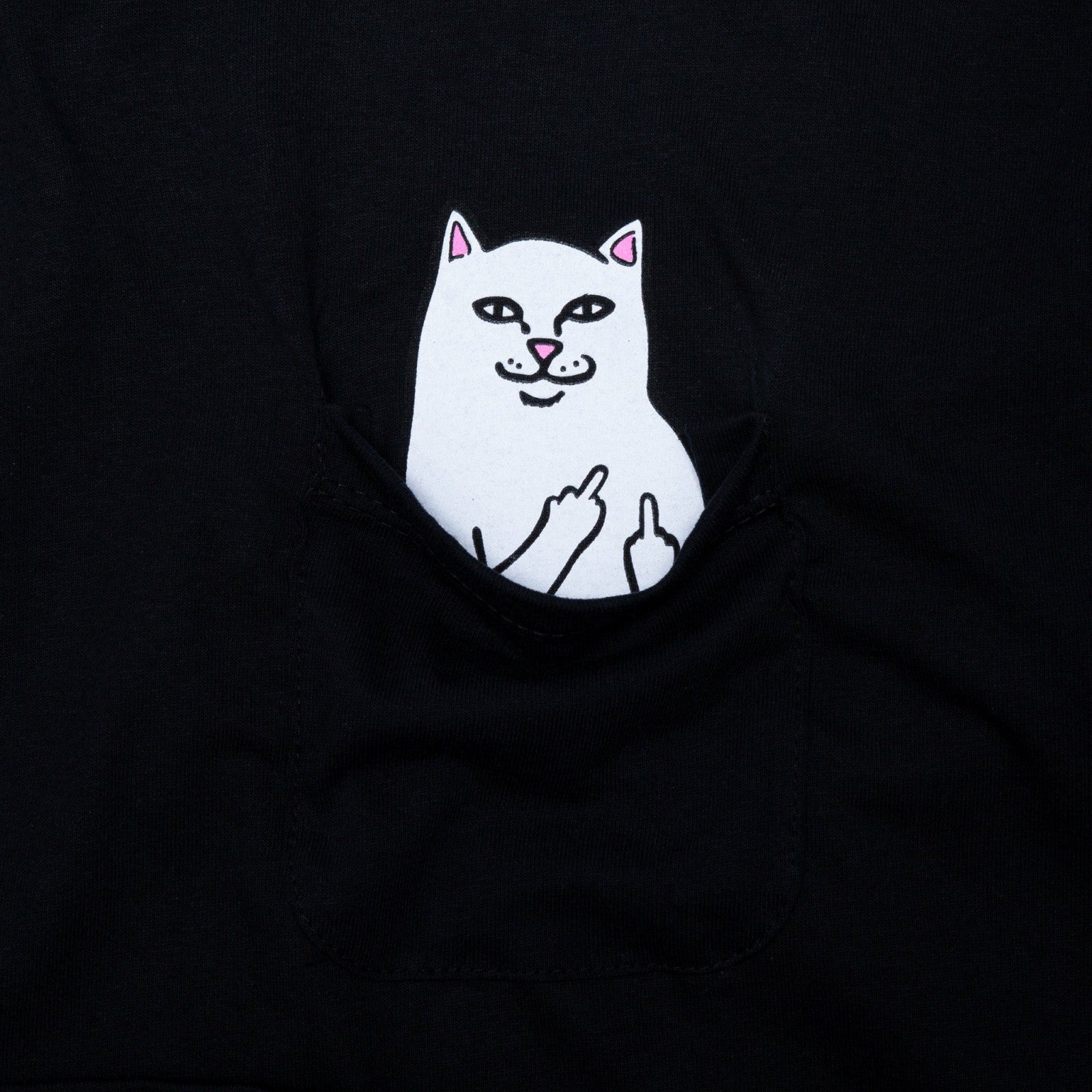 Ripndip New | Lord Nermal Pocket L/S (Black) - Ripndip