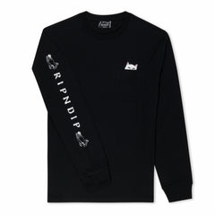 Ripndip New | Lord Nermal Pocket L/S (Black) - Ripndip