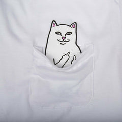 Ripndip For Sale | Lord Nermal L/S Pocket Tee (White)