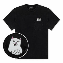 Ripndip Discount | Lord Nermal Pocket Tee (Black Vintage Wash)