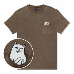 Ripndip Sale | Lord Nermal Pocket Tee (Brown Vintage Wash)