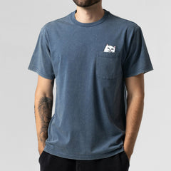 Ripndip New | Lord Nermal Pocket Tee (Dark Slate Vintage Wash)