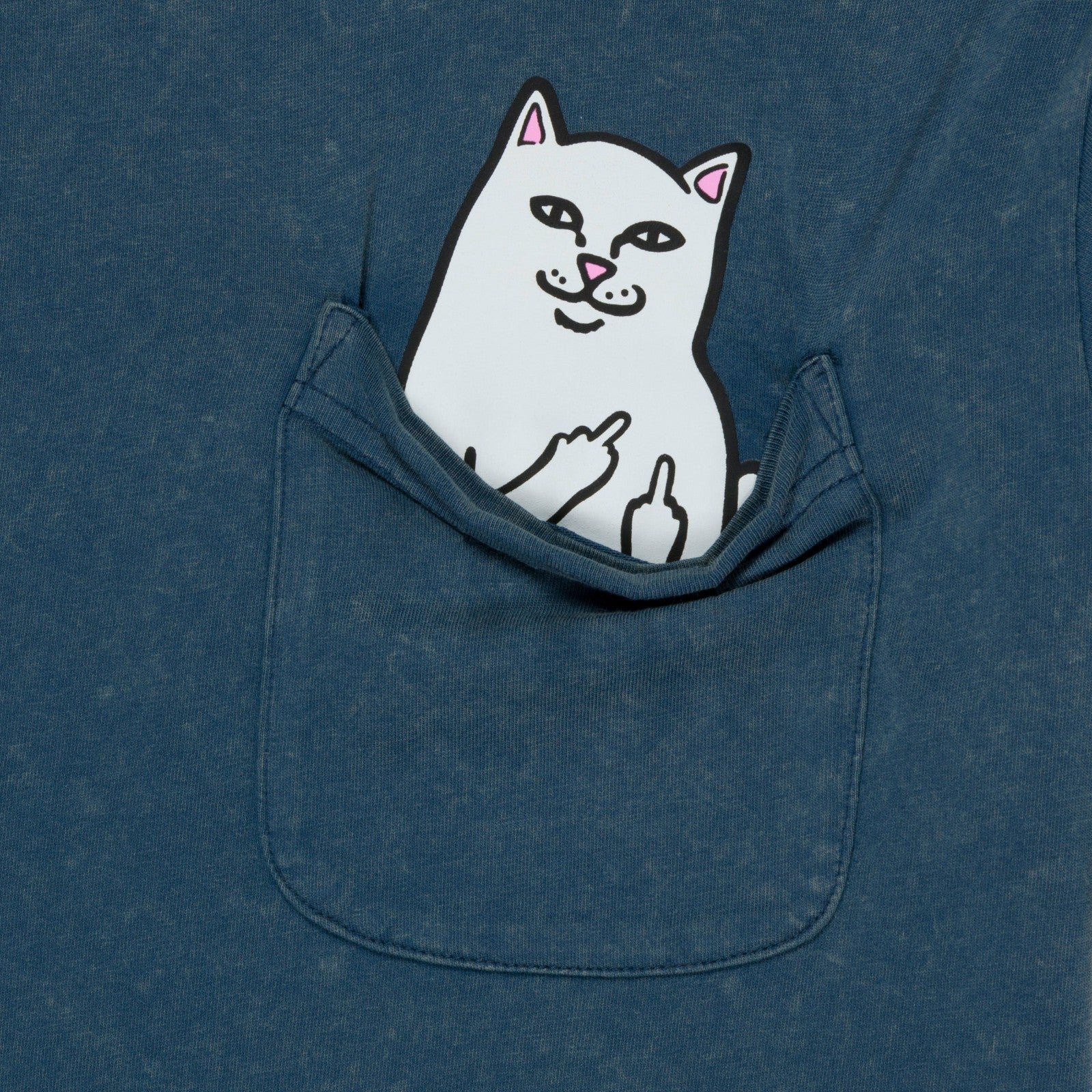 Ripndip New | Lord Nermal Pocket Tee (Dark Slate Vintage Wash)