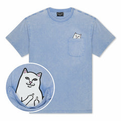 Ripndip Online | Lord Nermal Pocket Tee (Power Blue Vintage Wash)