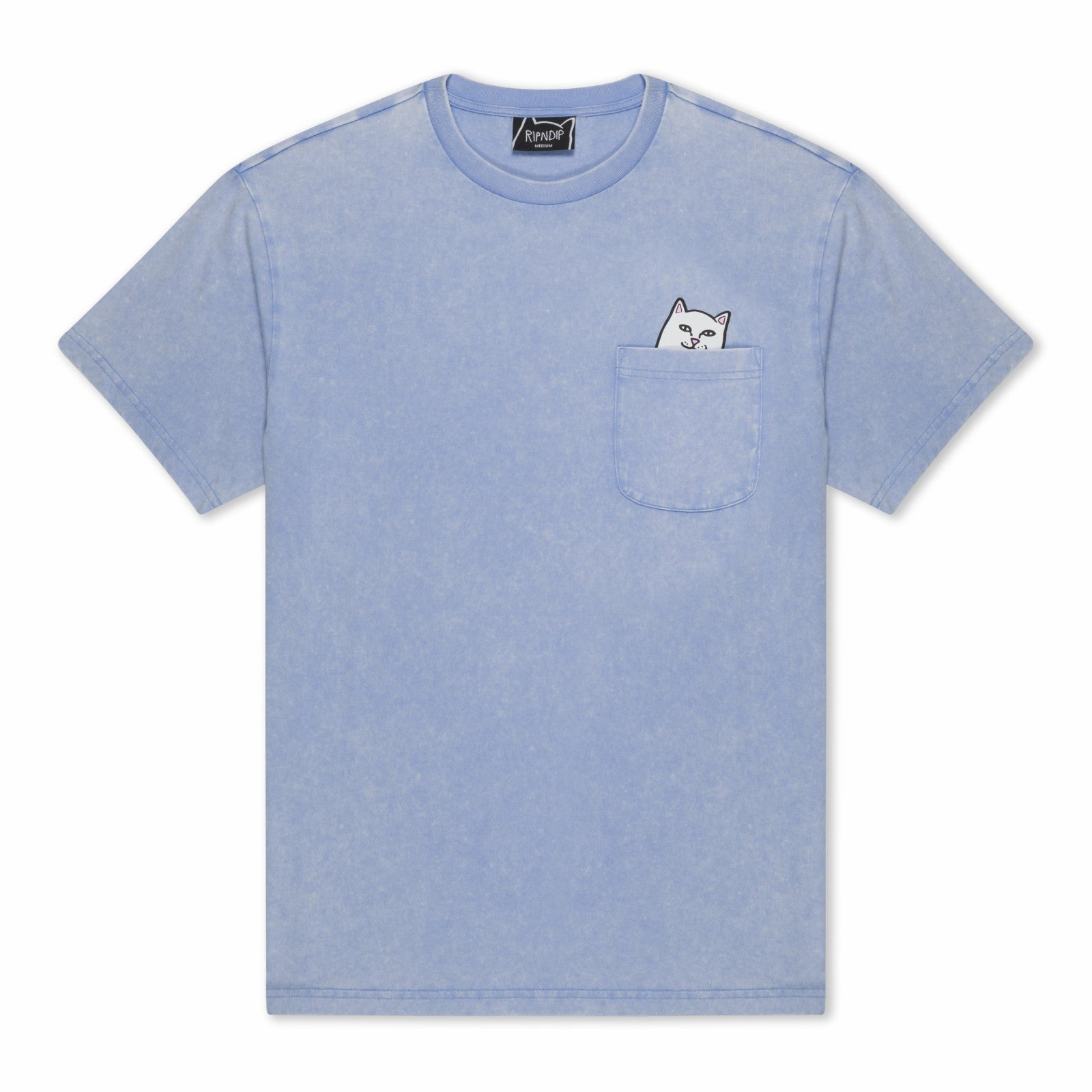 Ripndip Online | Lord Nermal Pocket Tee (Power Blue Vintage Wash)
