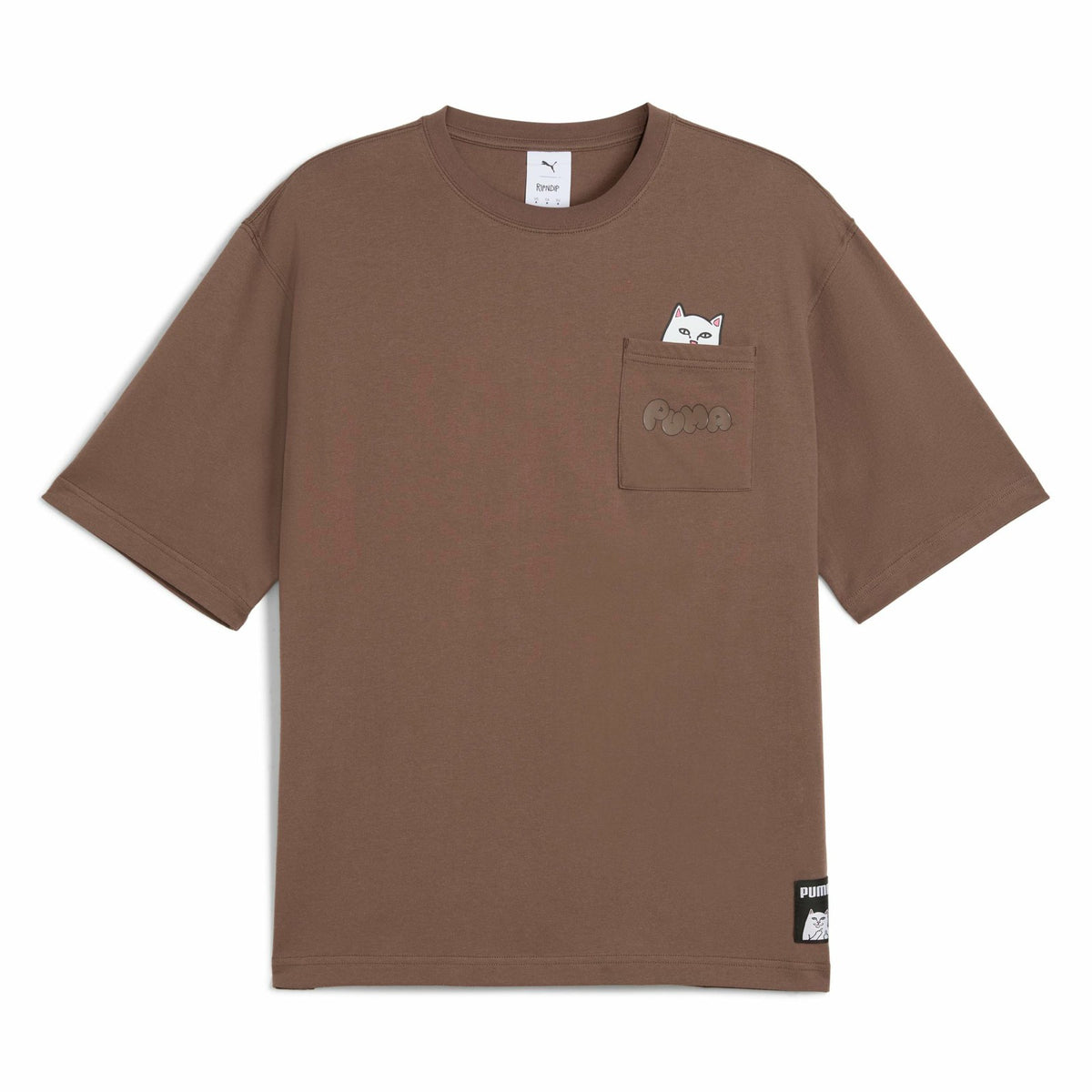 Ripndip New | PUMA X RIPNDIP Lord Nermal Pocket Tee (Flat Bronze)