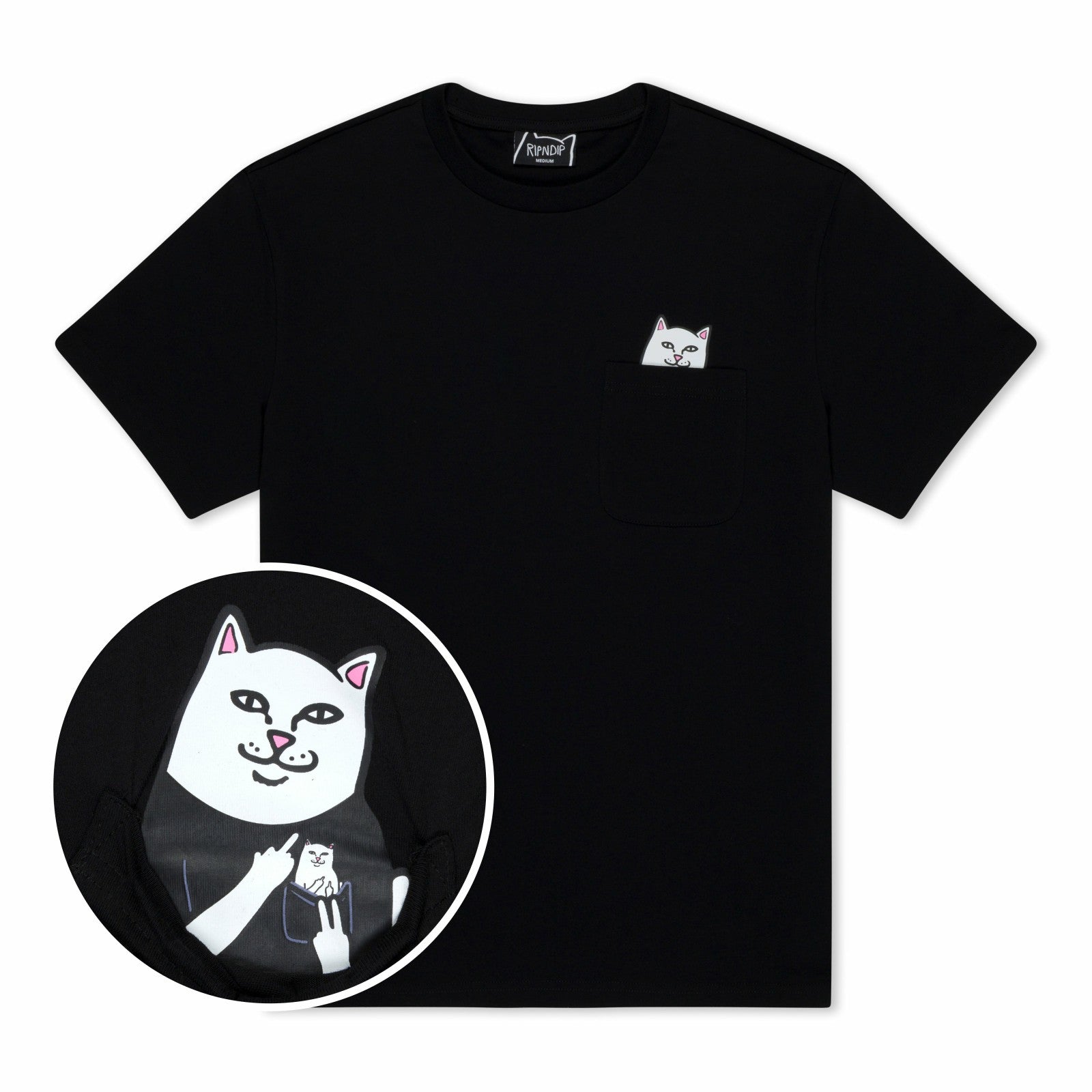 Ripndip New | Incepted Lord Nermal Pocket Tee (Black)